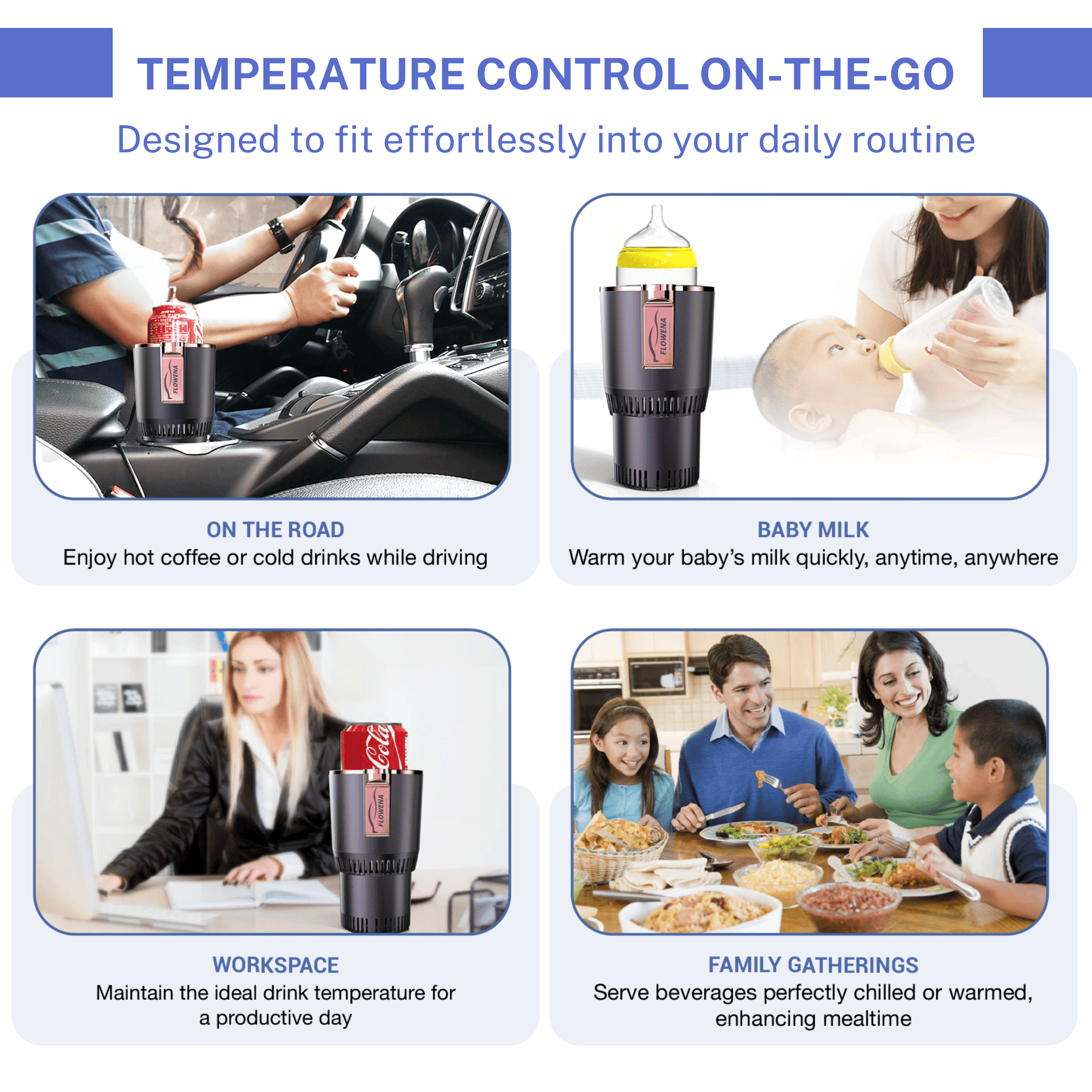 Kuhita DUALTEMP TRAVEL CUP HOLDER & COOLER